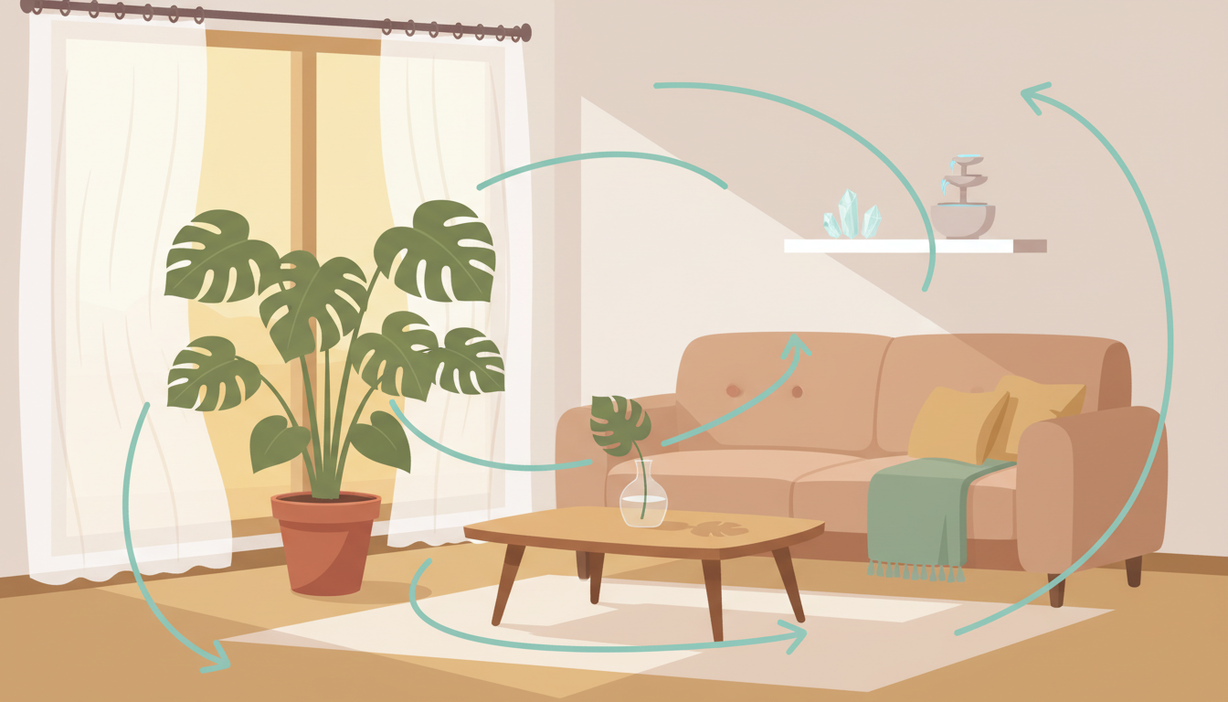 Energiefluss optimieren: Chi-Fluss & positive Energie Zuhause